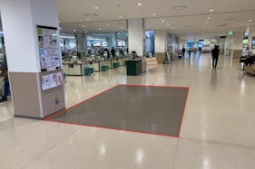 【青木島ショッピングパーク】PRイベントや食物販に最適な施設中央の視認性の高いイベントスペース(⑤区画)