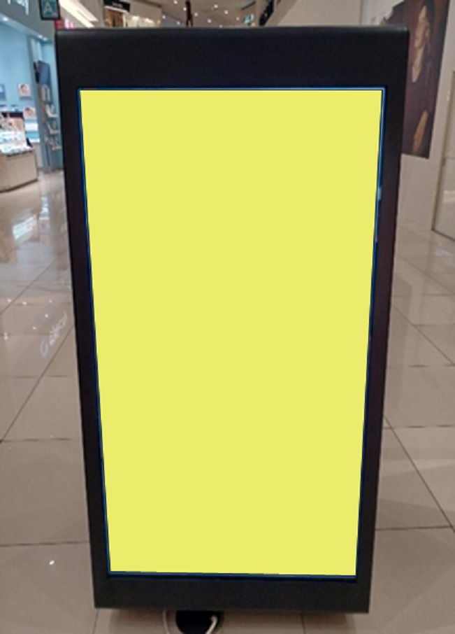 【イオンモール木更津】ﾓｰﾙﾒﾃﾞｨｱ広告　共用部サイネージ６基