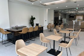 【古河駅2分】ポップアップカフェやワークショップ開催等に最適な清潔感のあるカフェ店内のレンタルスペース