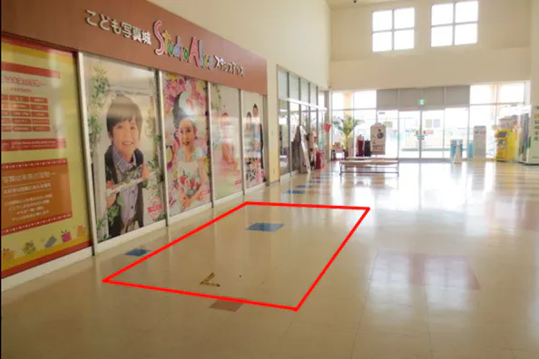 【フレスポ小田原シティーモール】PRや物販に最適な南館2Fエントランススペース(管理事務所前)