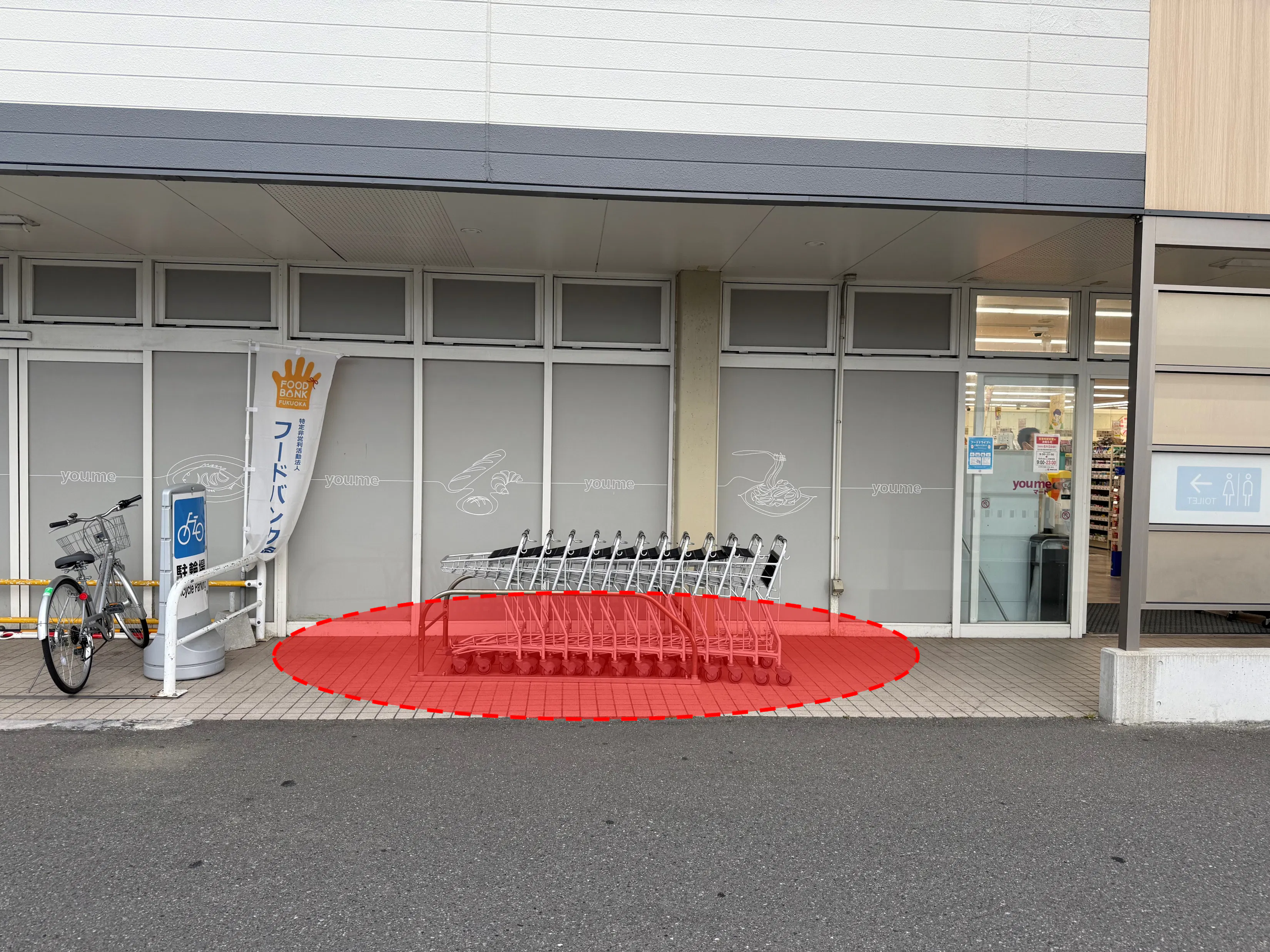 【ゆめマート 津屋崎】屋外軒先 物販のポップアップストアや販促プロモーションにおすすめな催事イベントスペース