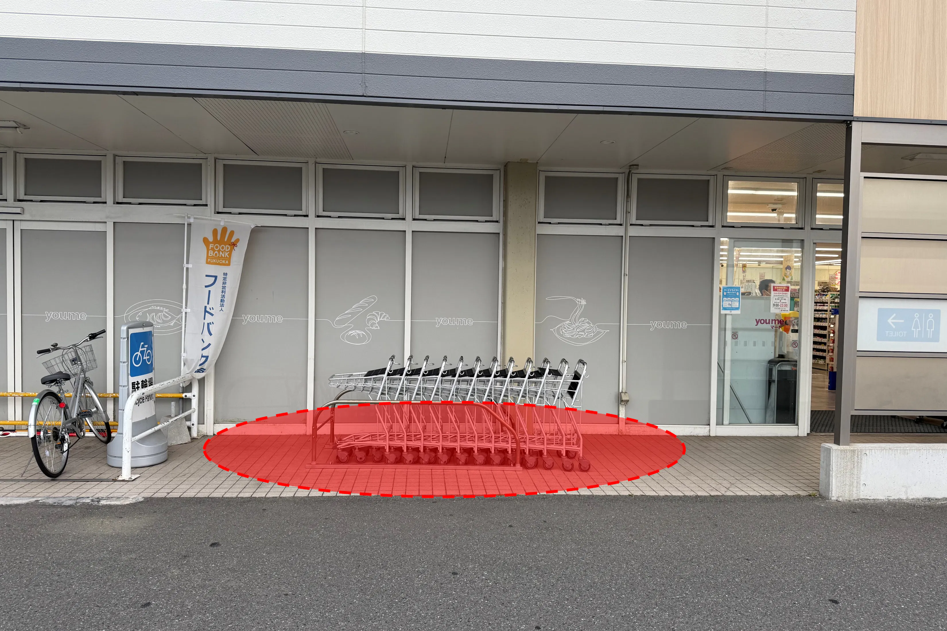 【ゆめマート 津屋崎】屋外軒先 物販のポップアップストアや販促プロモーションにおすすめな催事イベントスペース