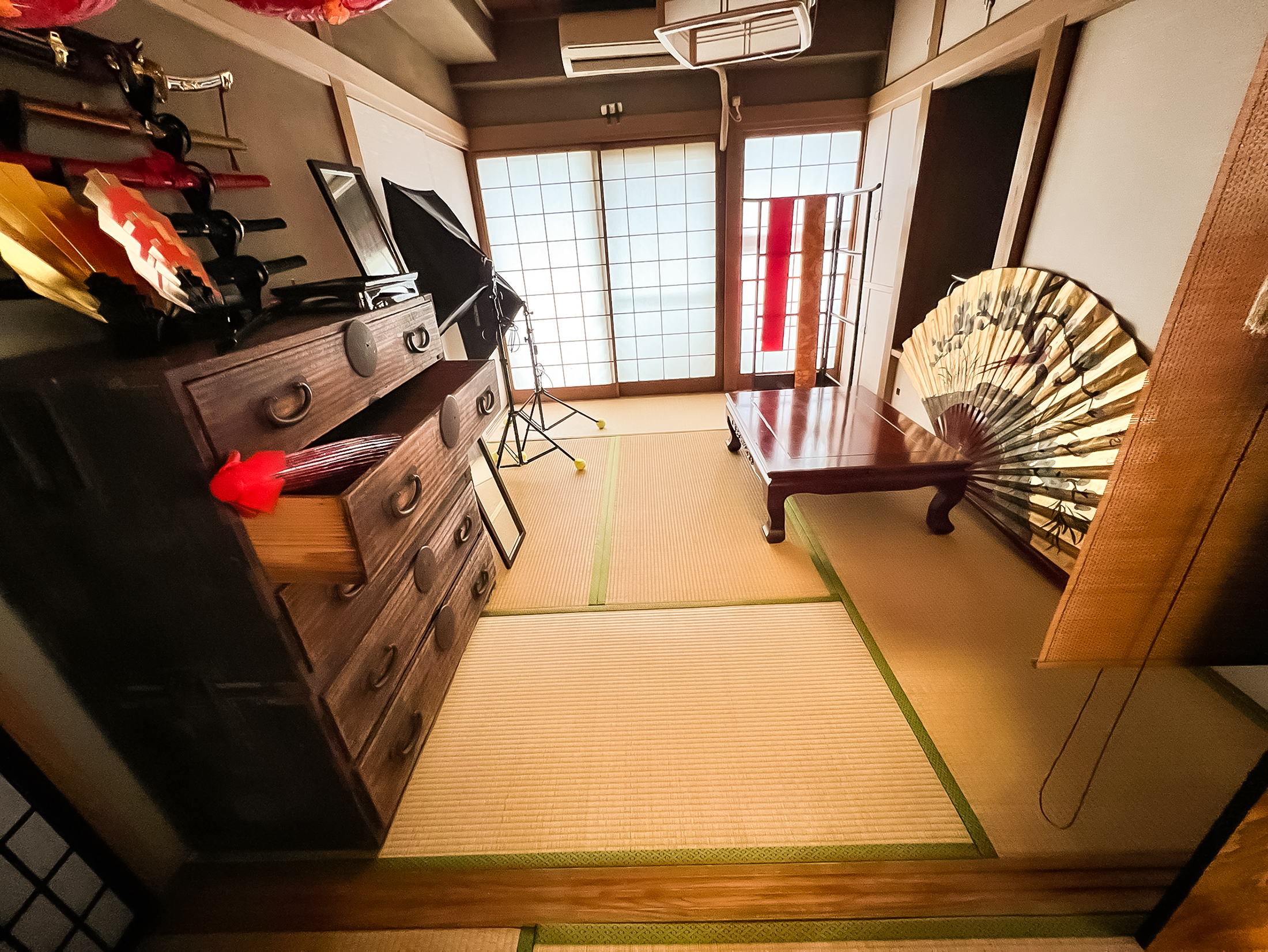 自然光の入る和室