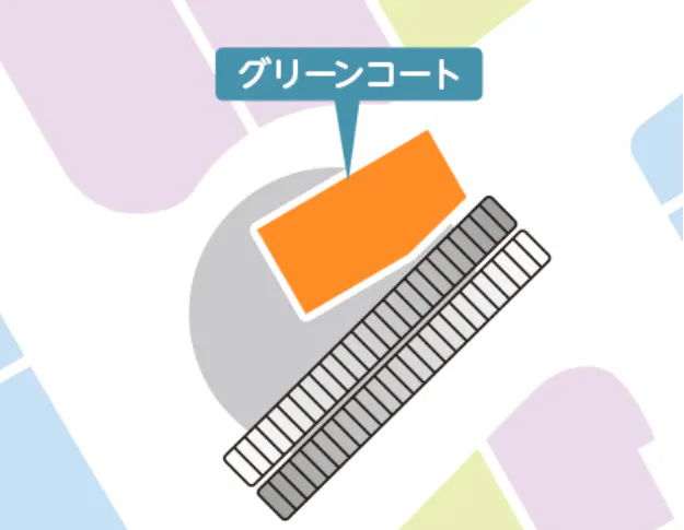 【イオンモールかほく*】グリーンコート