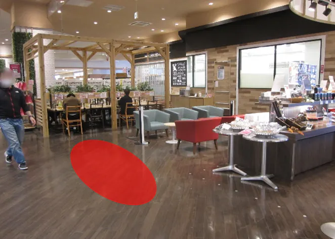 【イオンスタイル名取】プロモーションイベントや各種物販に最適な人通りの多い1階イートインフロアのイベントスペース