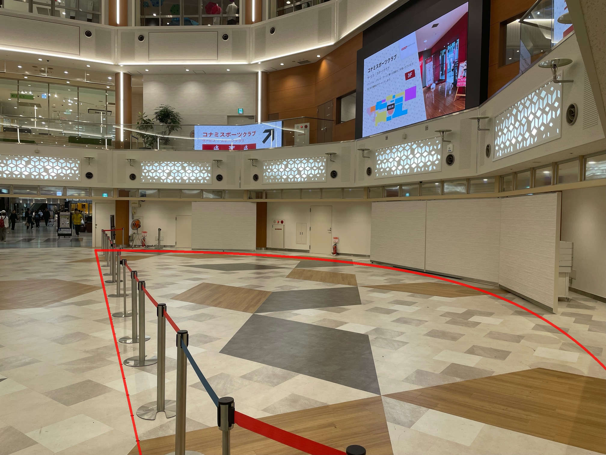 【イオンモール北大路】1F・センタープラザ【西側