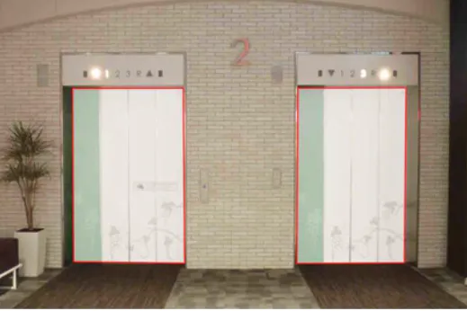 【イオンモール甲府昭和】モール内広告 エレベーター