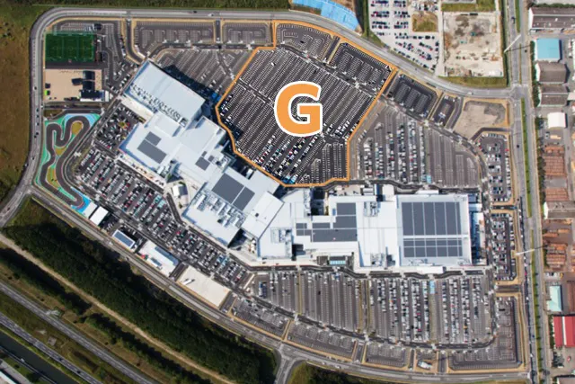 【イオンモール木更津】屋外駐車場