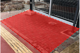 【西友 伊賀良店】店頭(軒下) プロモーション用途や物販、食物販のポップアップストアに最適なスーパー屋外軒先の催事イベントスペース