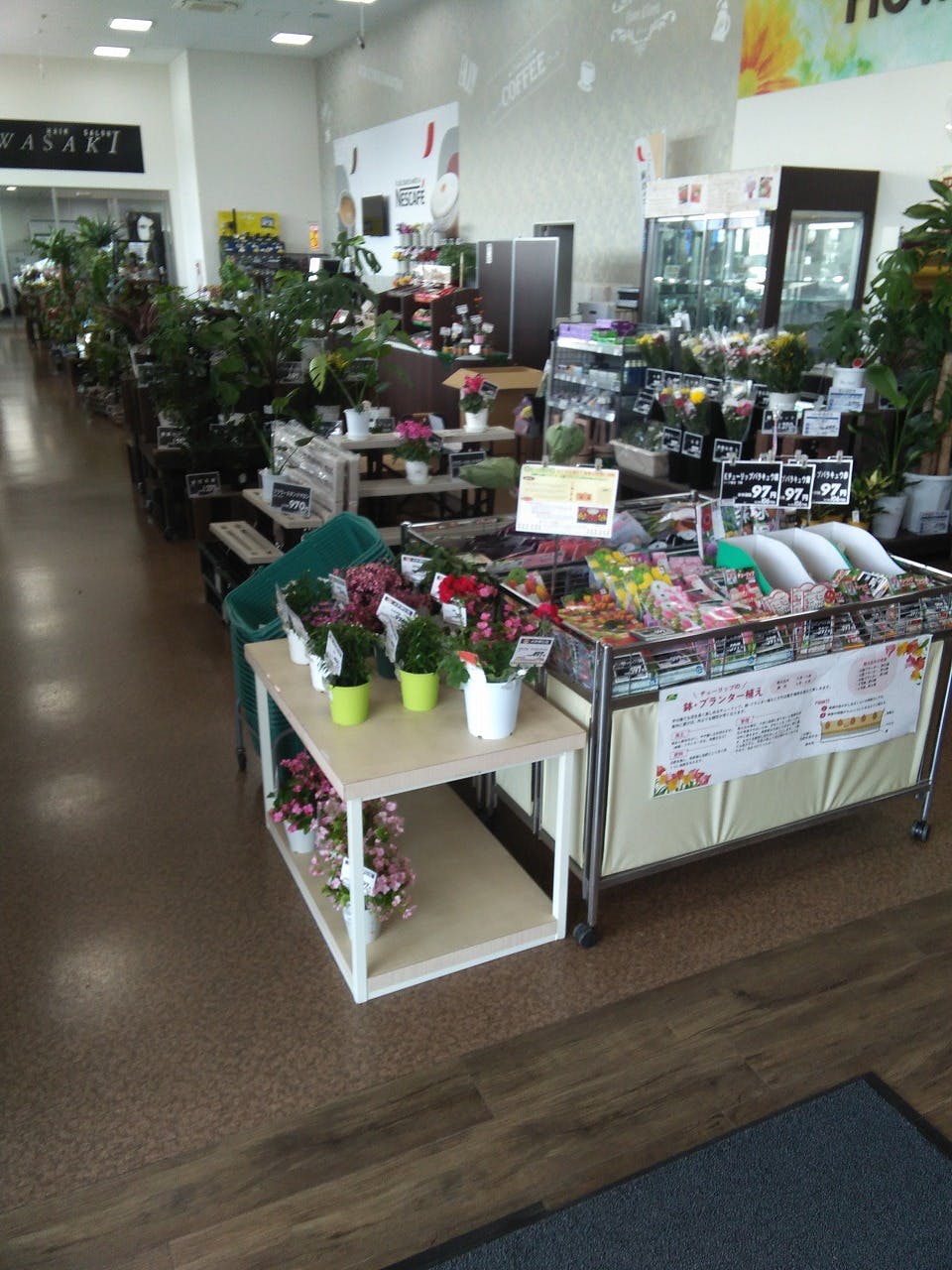 【サンデー矢巾店】風除室　食物販やプロモーション等の出店に最適なホームセンター店内のイベントスペースの画像