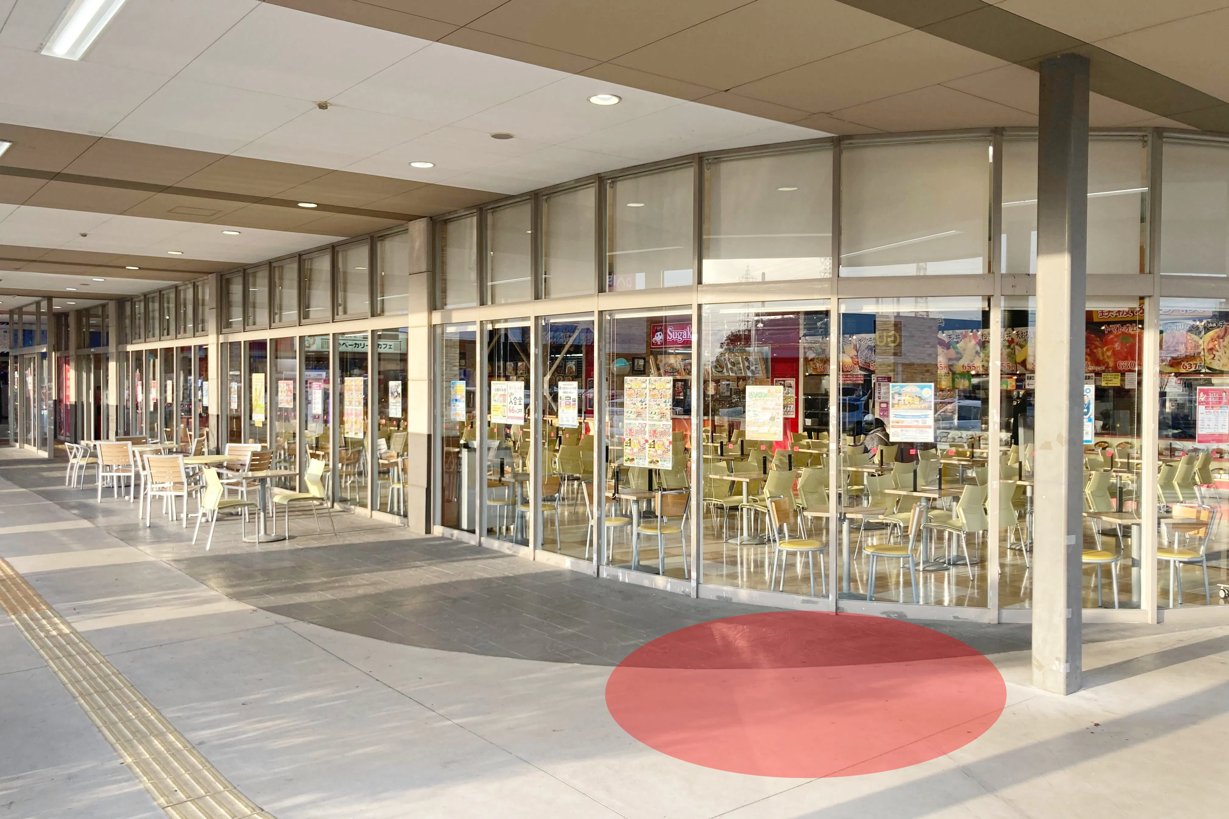 【イオンタウン刈谷】プロモーションイベントや各種物販に最適な視認性の高い軒下イベントスペース