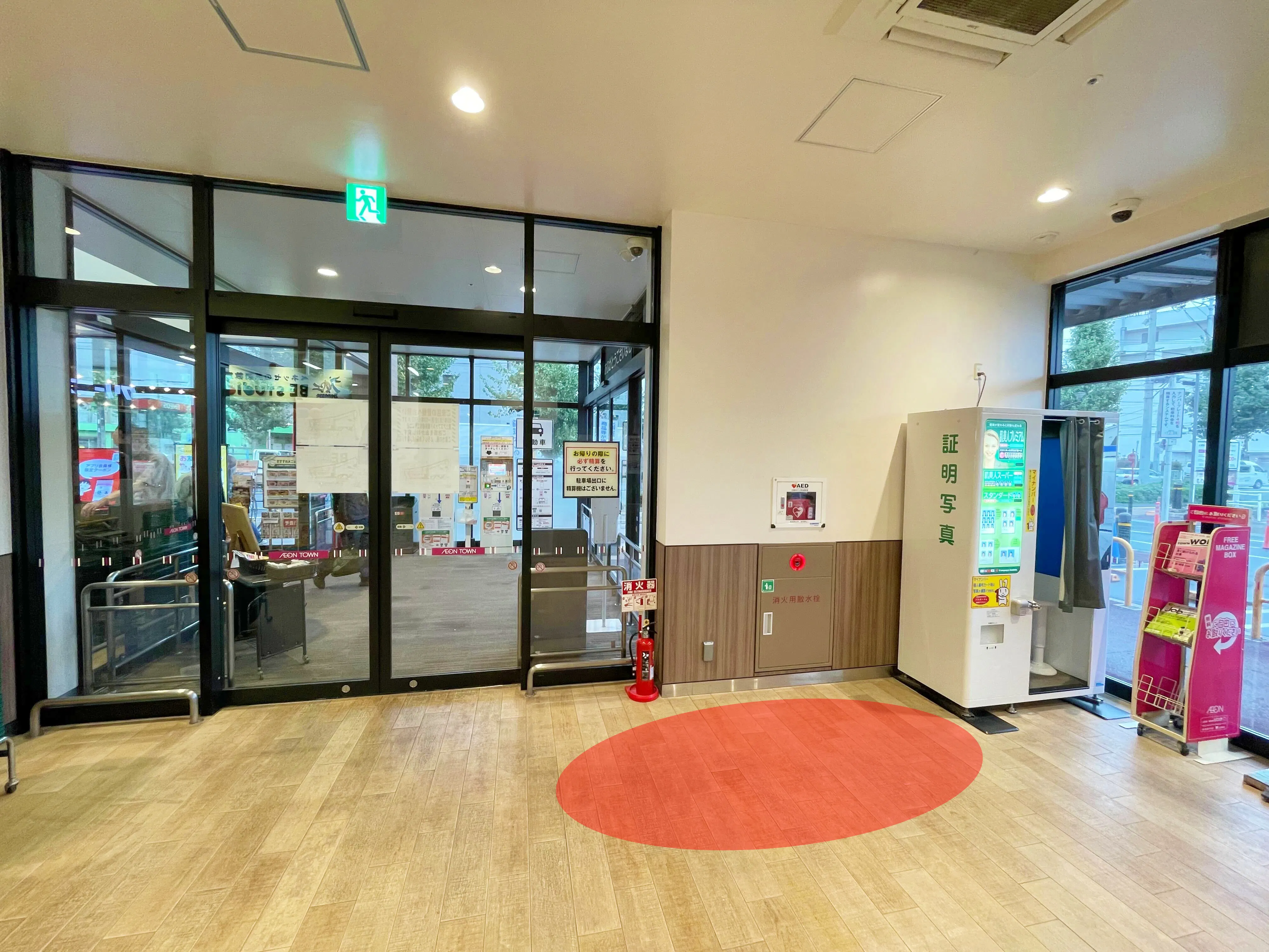 【イオンタウン稲城長沼】各種プロモーションイベントに最適な施設内1階エレベーターホール前にあるイベントスペース