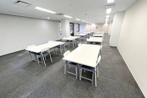 【六本木一丁目駅4分】招待制の製品PR会や受注販売会に適した90名程度収容可能なレンタルスペース