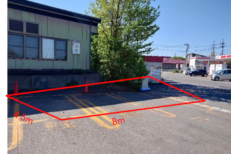 【マックスバリュ刈和野店】駐車場1 販促プロモーションや物販に最適なスーパー店外催事イベントスペースの画像1