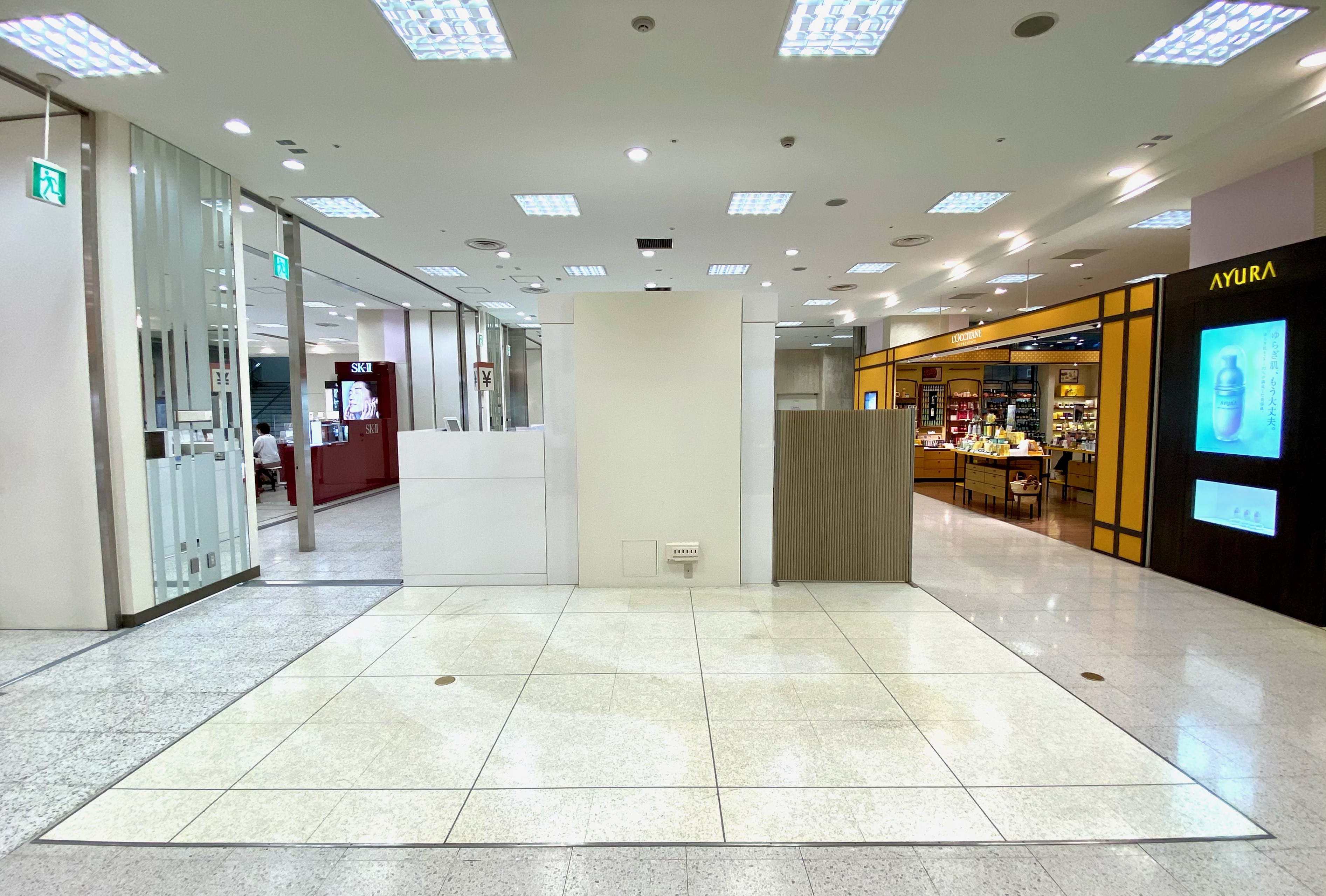 【東急百貨店さっぽろ店】コスメやレディース雑貨のポップアップストアに最適な1階コスメゾーンのイベントスペースの画像2