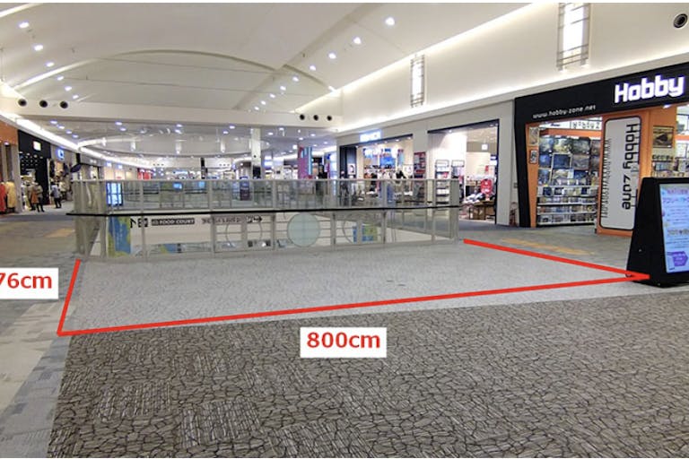 【イオンモール日の出】3階 イッカ前の画像1