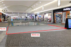 【イオンモール日の出】3階 イッカ前