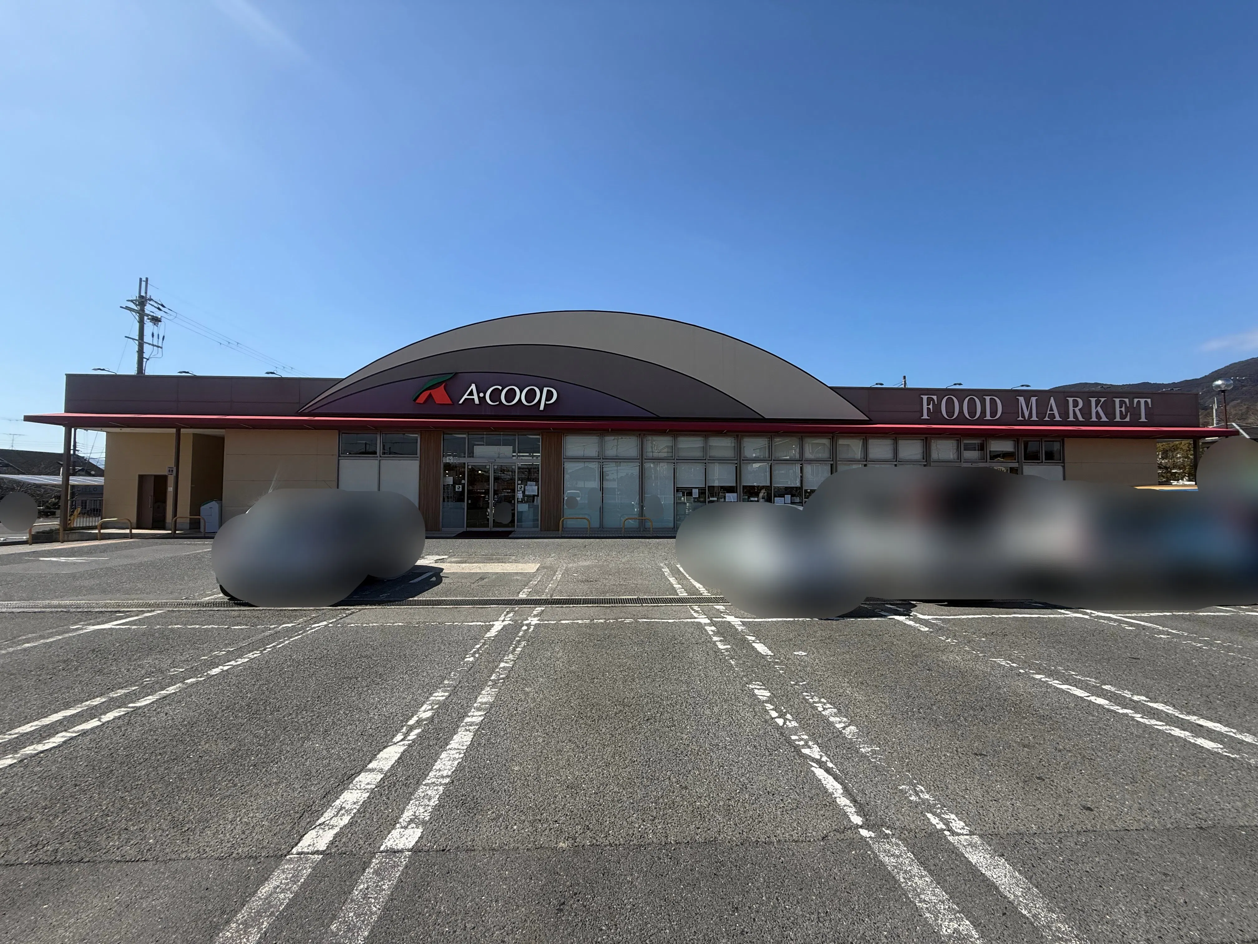 【Aコープハートフル五條店】食物販や販促イベントに最適な店頭スペース①