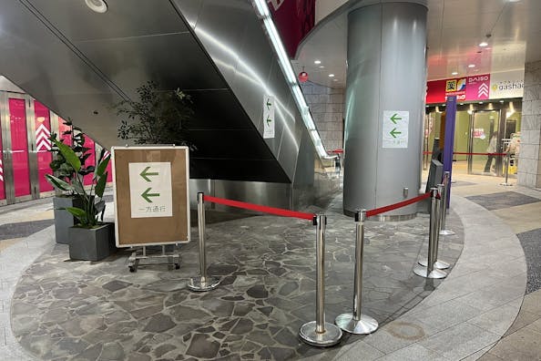 【リバーウォーク北九州】物販やプロモーションに利用可能な人気スーパー隣接の地下1階催事イベントスペース(SC-12-2)