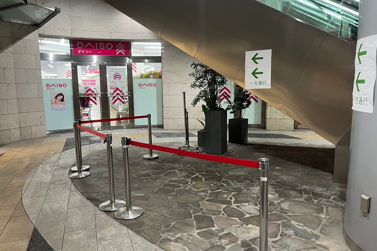 【リバーウォーク北九州】物販やプロモーションに利用可能な人気スーパー隣接の地下1階催事イベントスペース(SC-12-2)