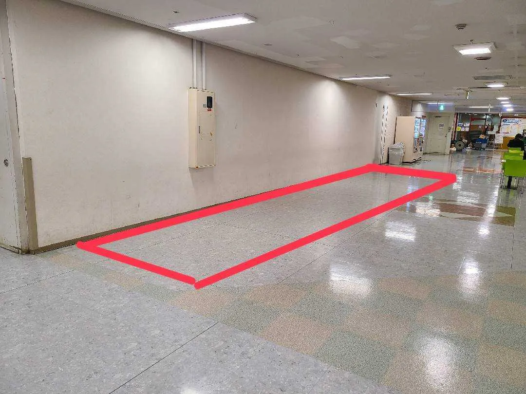 【イオン稲毛店】ポップアップストアやプロモーションに適した地域密着型の商業施設4F文化ホール前のイベントスペース