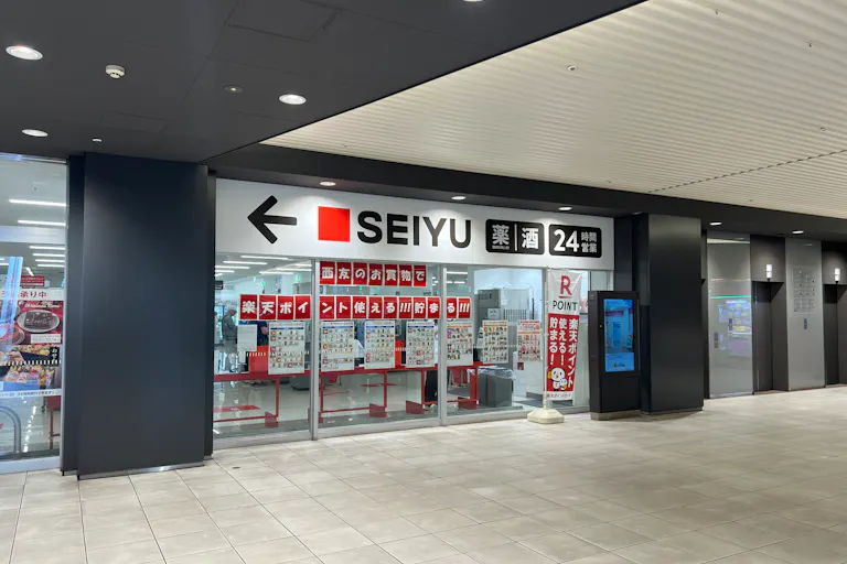 【西友 錦糸町店】B1F下りエスカレーター前 プロモーション用途や物販、食物販のポップアップストアに最適なスーパー店内催事イベントスペースの画像13