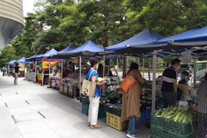 【四ツ谷駅2分/毎月第1・第3水曜】食品・雑貨に最適!いつでも憩いと賑わいで溢れる施設コモレ四谷1階のマルシェスペース『コモレ四谷マルシェ』