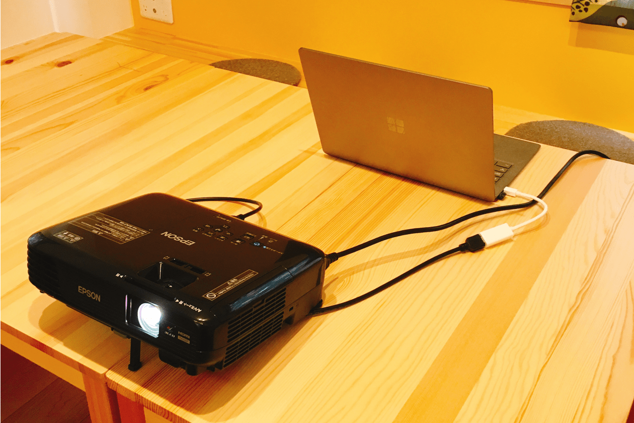 プロジェクター設置例