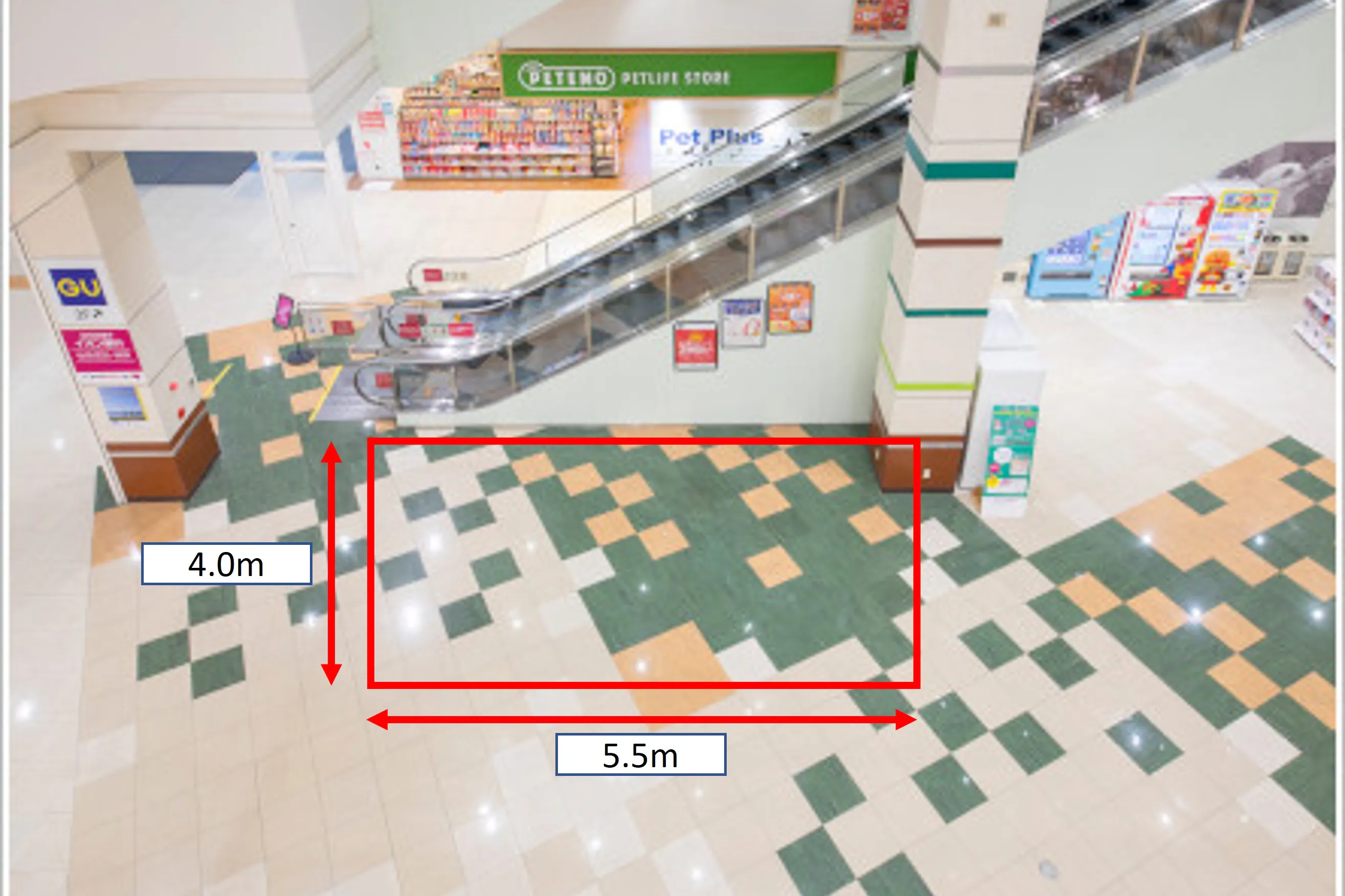 【イオンモール高松】各種プロモーションや物販、食物販のポップアップストアに最適な1Fフォレストコートの催事イベントスペース