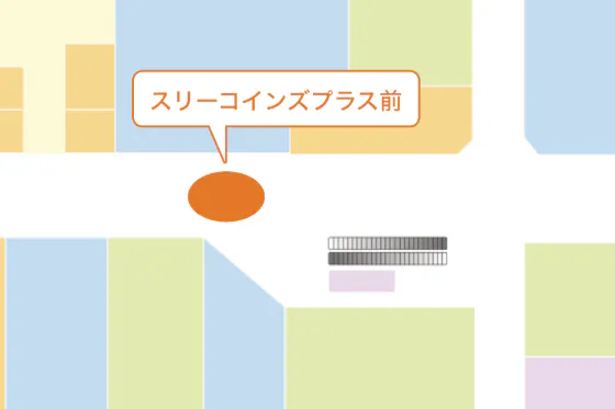 【イオンモール四日市北*】1Fスリーコインズプラス前