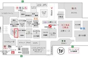 【マルイファミリー志木】1階 カレンダリウムF02【食・物販】店内入口正面の好立地 スイーツ・惣菜 食物販に最適なスペースです。