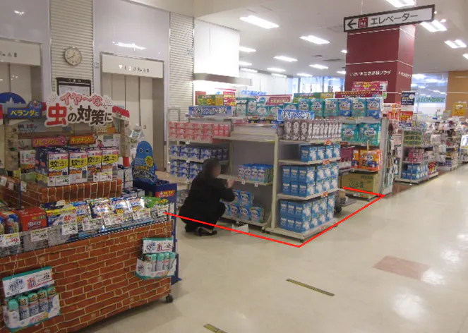 【イオンスタイル名取】プロモーションイベントや各種物販に最適な人通りの多い1階エレベーターフロア付近のイベントスペース