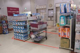 【イオンスタイル名取】プロモーションイベントや各種物販に最適な人通りの多い1階エレベーターフロア付近のイベントスペース