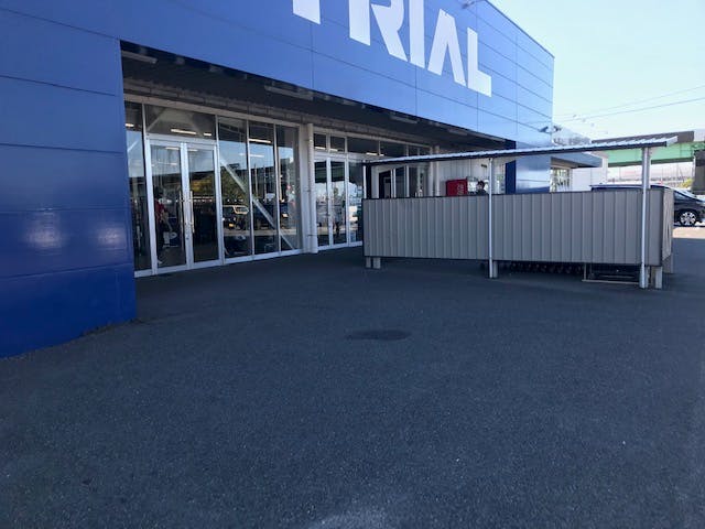 【スーパーセンタートライアル三日月店】キッチンカー（調理営業）出店限定/屋外スペースの画像