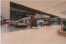 【イオンモール土岐】モール内広告 フードフォレストアクリルパネル