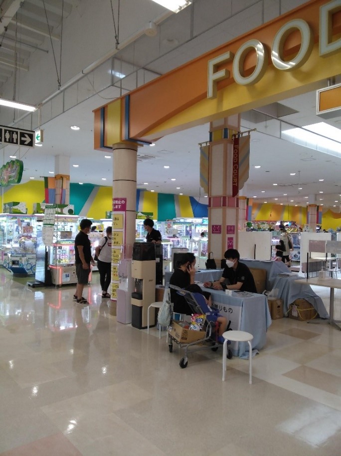 【イオンタウンさくら】販促プロモーションや物販に最適！近隣型ショッピングセンター内フードコートと専門店出入口付近の催事スペース