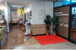 【イオンスタイルせんげん台】各種プロモーションや物販、食物販のポップアップストアに最適な1Fイートイン横の催事イベントスペース