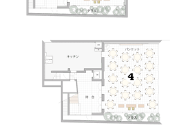 【表参道駅5分】ロケ等の撮影用途やレセプションパーティー、オフサイトミーティングに最適な結婚式場内のイベントスペース