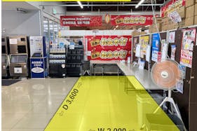 【メガセンタートライアルりんくうタウン店】★NEW★ 食物販やPR活動に最適な店内「レジアウト/イートイン横 スペース」