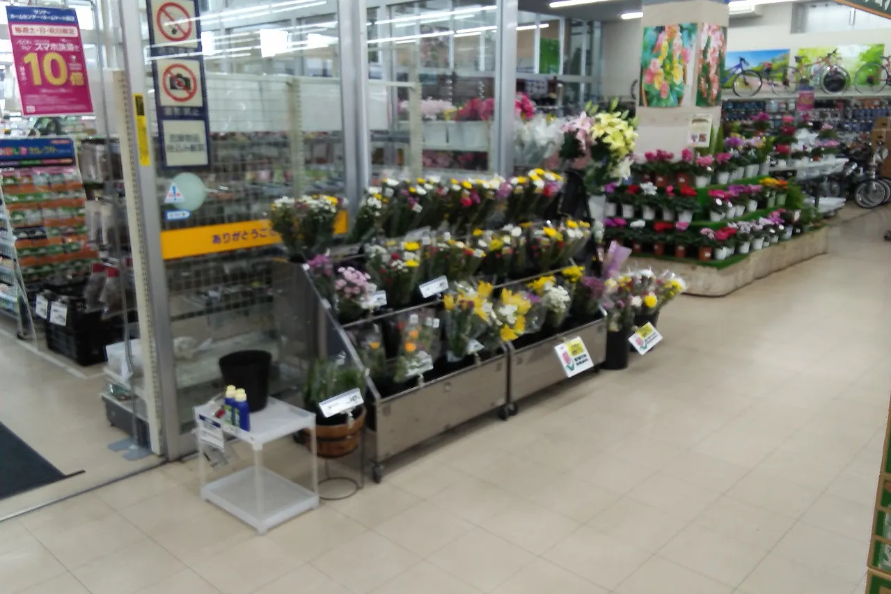 【サンデー水沢佐倉河店】屋内店内 食物販やプロモーション等の出店に最適なホームセンター店内のイベントスペース