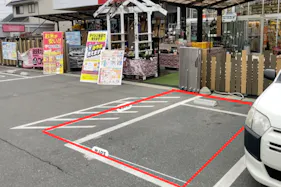 【ダイシン矢本店】駐車場 キッチンカーの出店やテント形式のイベント実施に最適な屋外の催事イベントスペース