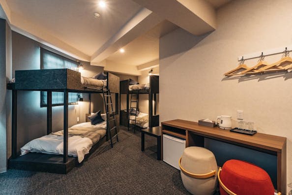 【萩ノ茶屋駅1分】撮影に利用可能なホテル内の客室スペース