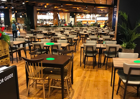 【イオンモール神戸南】モール内広告 フードコート