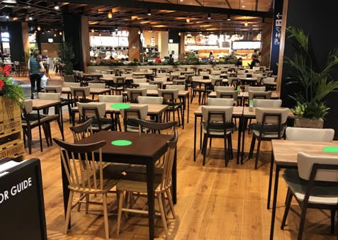 【イオンモール神戸南】モール内広告 フードコート