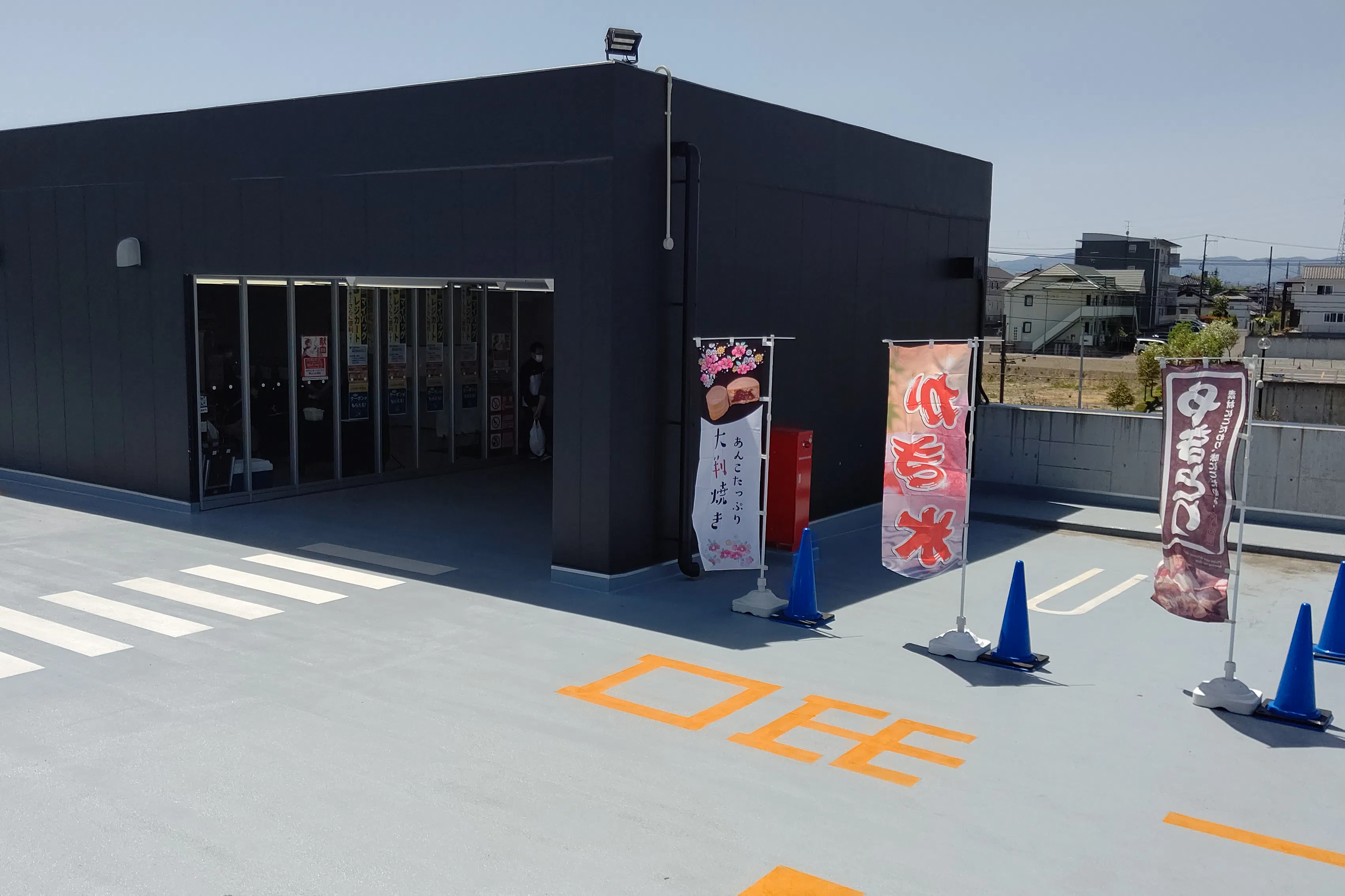 【メガセンタートライアル郡山八山田店】キッチンカー、食物販、プロモーションの出店が可能な「Ⓖ 屋上駐車場キッチンカースペース」
