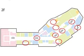 【イオンモール新利府】モール内広告 小型 デジタル サイネージ