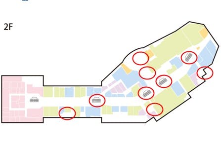 【イオンモール新利府】モール内広告 小型 デジタル サイネージ