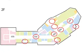 【イオンモール新利府】モール内広告 小型 デジタル サイネージ