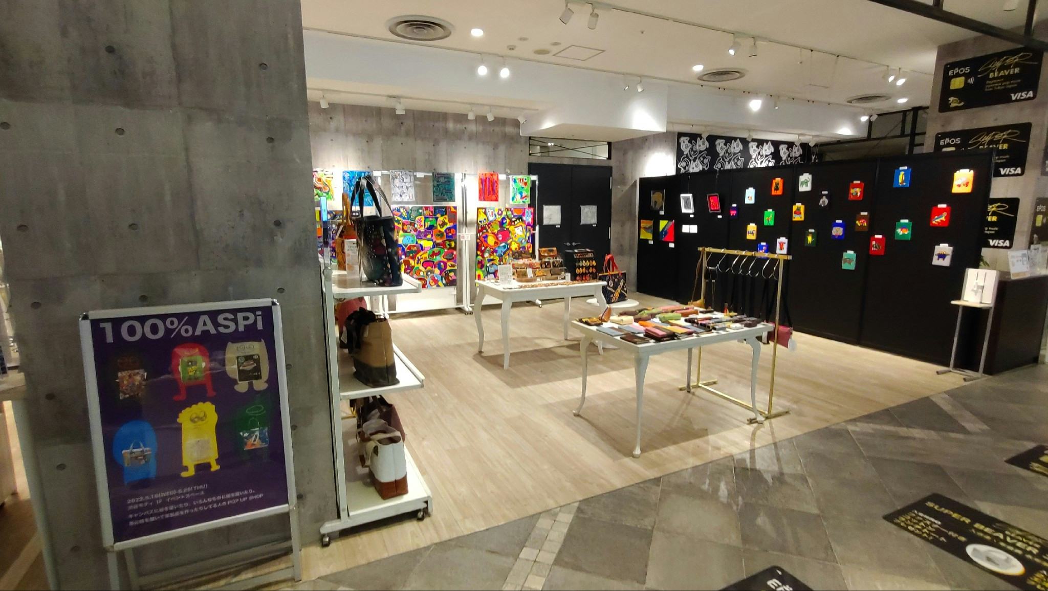 【渋谷モディ】1階 カレンダリウムD07　物販やプロモーションが可能なポップアップストア出店スペース