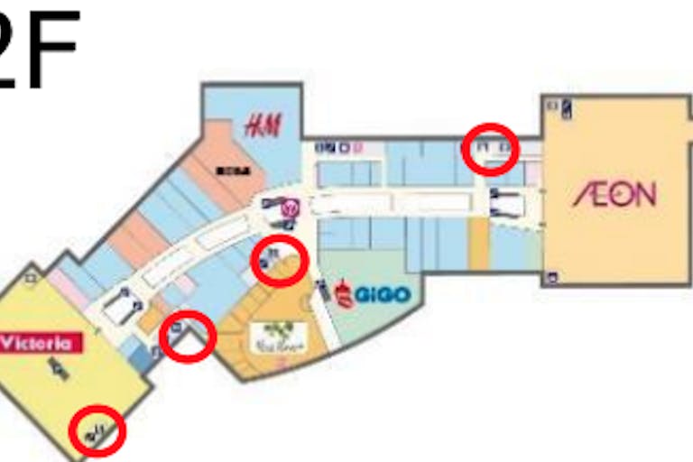 【イオンモールむさし村山】モール内広告 エレベーター扉の画像2